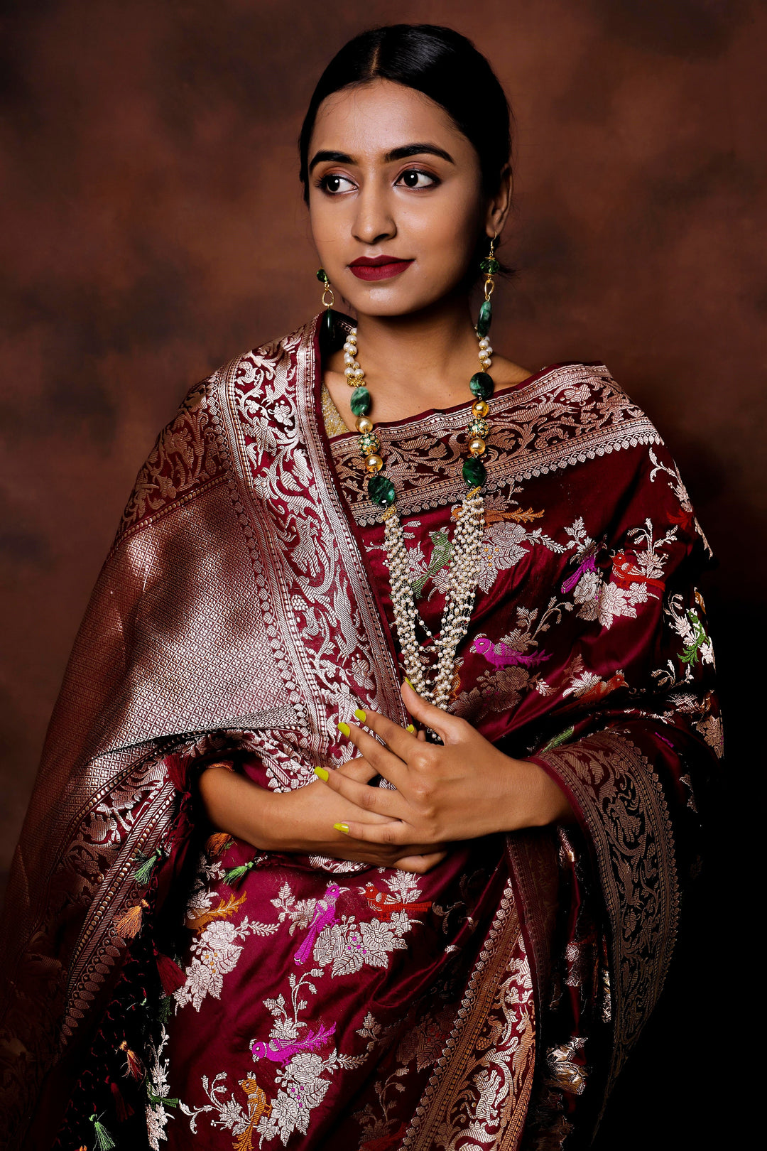 Borders, Pallus & Motifs: The Design Elements That Define Banarasi Sarees