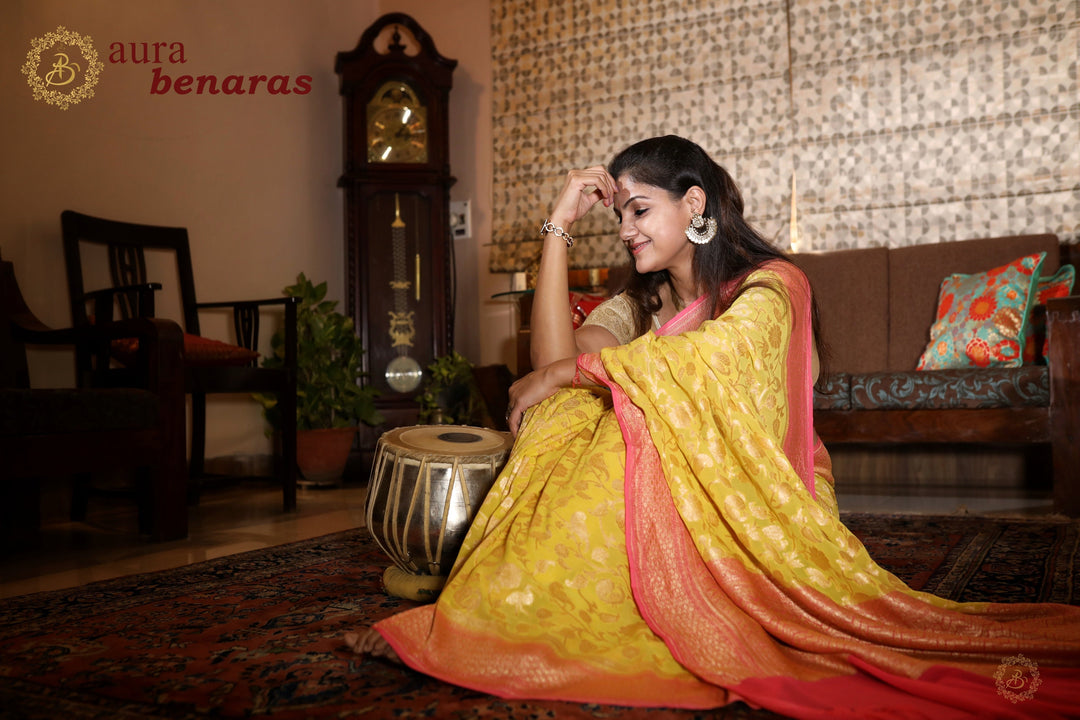 How Aura Benaras Ensures 100% Authentic Pure Silk Banarasi Sarees