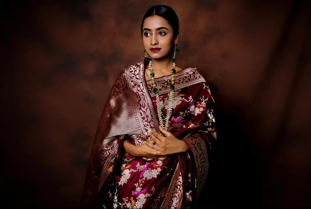 Borders, Pallus & Motifs: The Design Elements That Define Banarasi Sarees