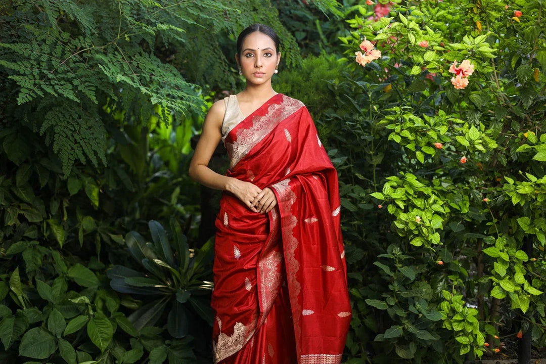 Kadhua Booties Katan Silk Sarees Collections
