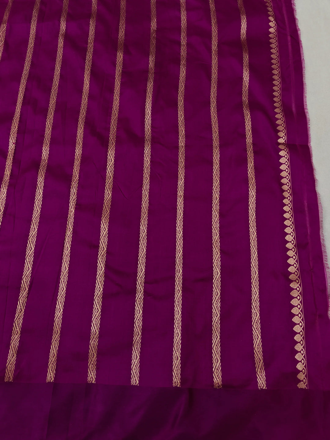 Almond Beige Pure Katan Silk Handloom Banarasi Saree