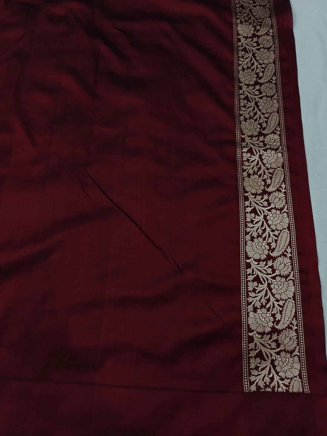 Lilac Pure Katan Silk Handloom Banarasi Saree