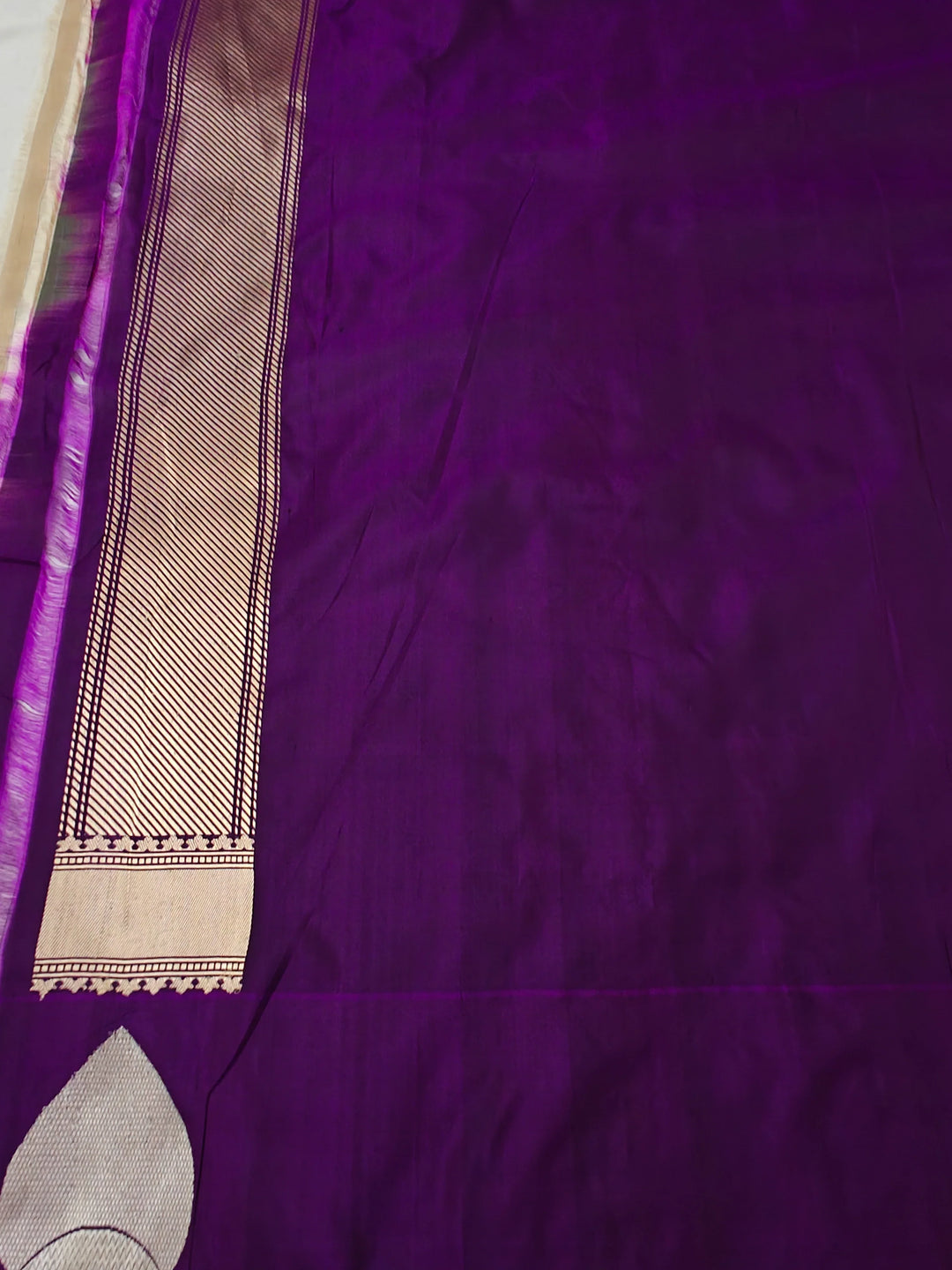 Pastel Orange Pure Katan Silk Handloom Banarasi Saree