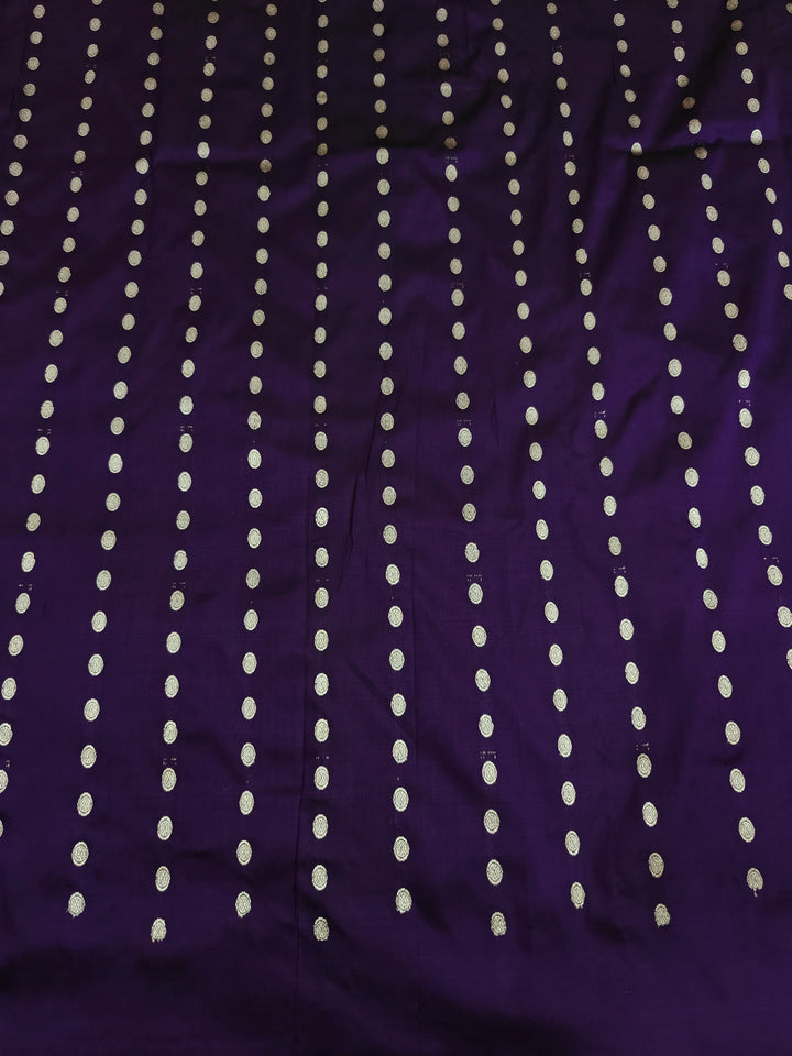 Purple Pure Banarasi Handloom Katan Silk Saree
