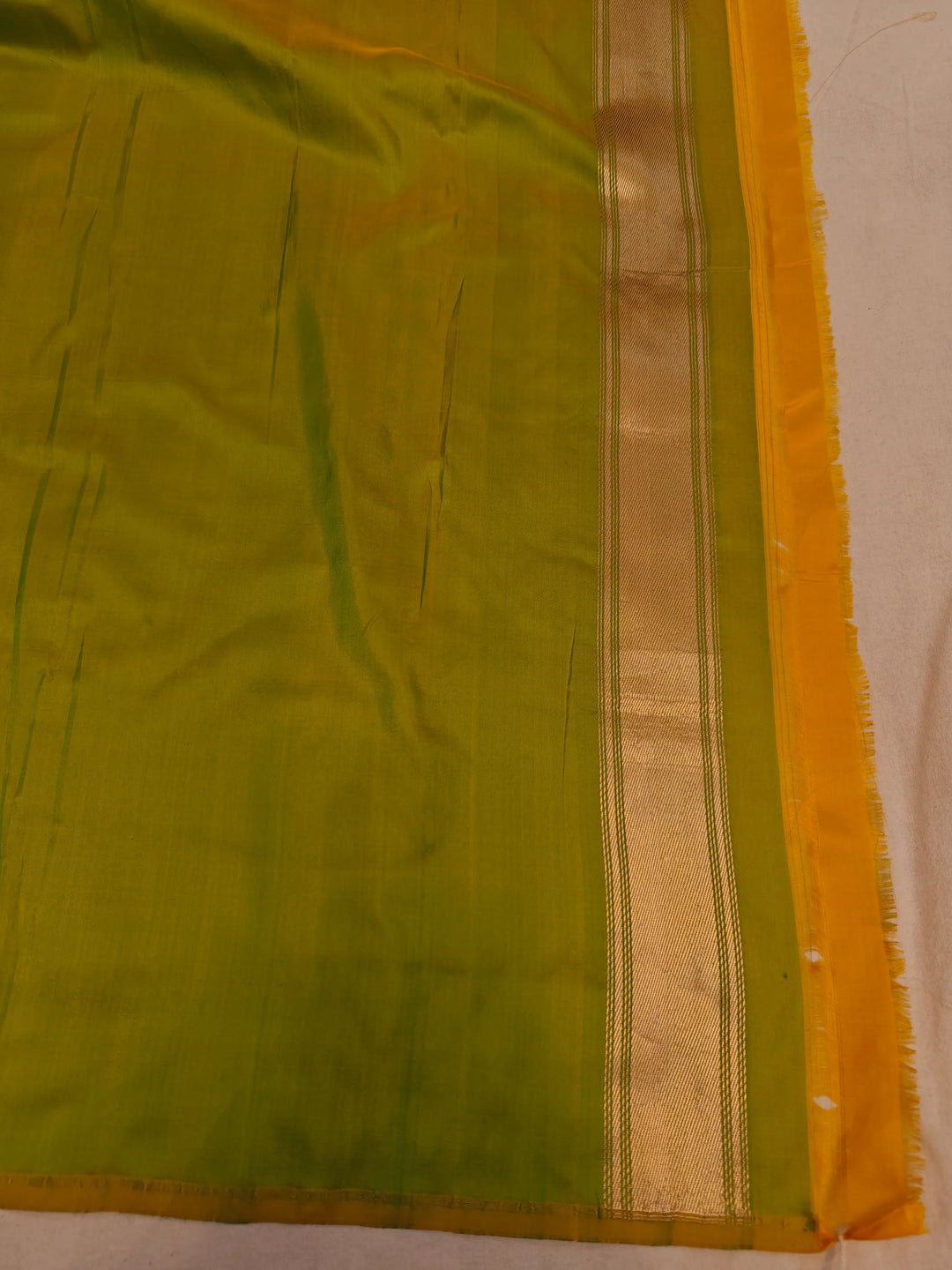 Sea Green Pure Banarasi Handloom Katan Silk Saree