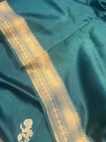 Rama Green Pure Banarasi Handloom Silk Saree