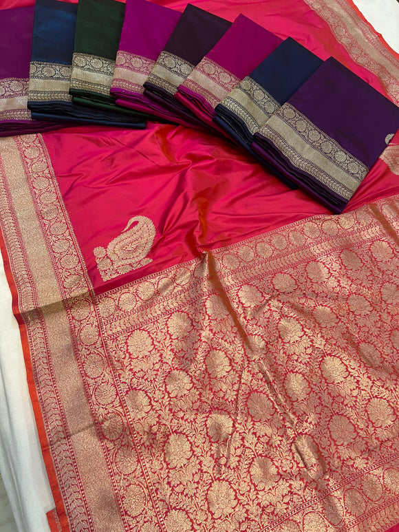 Pure Banarasi Handloom Katan Silk Saree