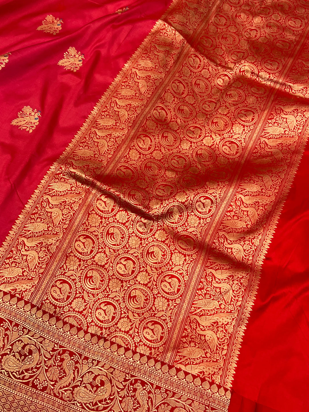 Pink Pure Katan Silk Handloom Banarasi Saree
