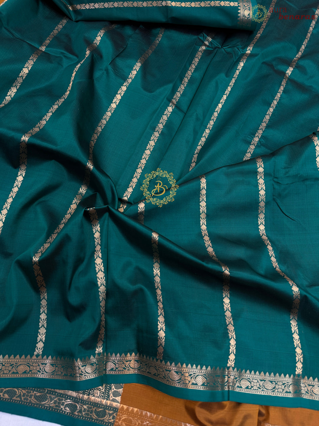 Mustard Yellow Pure Katan Silk Handloom Banarasi Saree