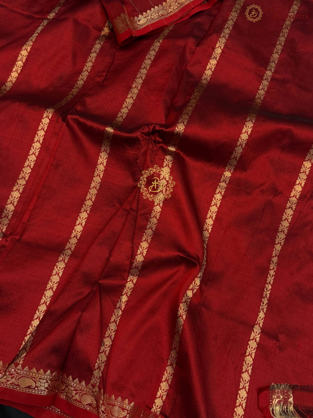 Black Pure Katan Silk Handloom Banarasi Saree