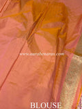 Baby Pink Pure Banarasi Handloom Katan Silk Saree