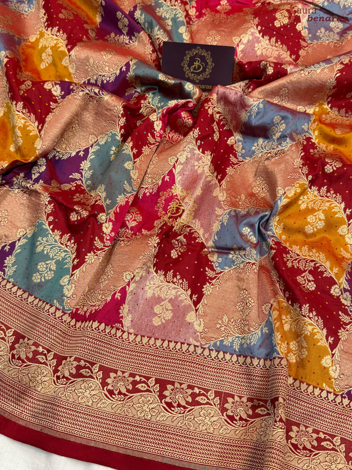 Bridal Red Pure Katan Silk Banarasi Handloom Saree