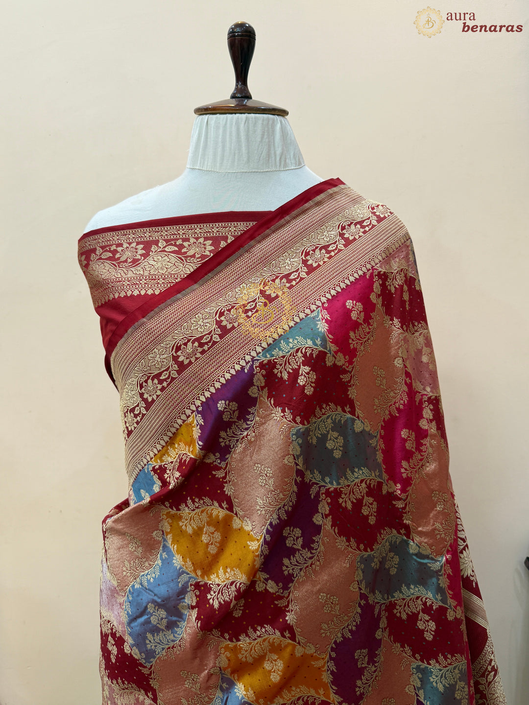 Bridal Red Pure Katan Silk Banarasi Handloom Saree