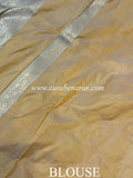 Pastel Peach Pure Banarasi Handloom Katan Silk Saree - Aura Benaras