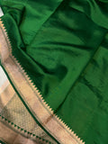 Mint Green Pure Banarasi Handloom Silk Saree - Aura Benaras