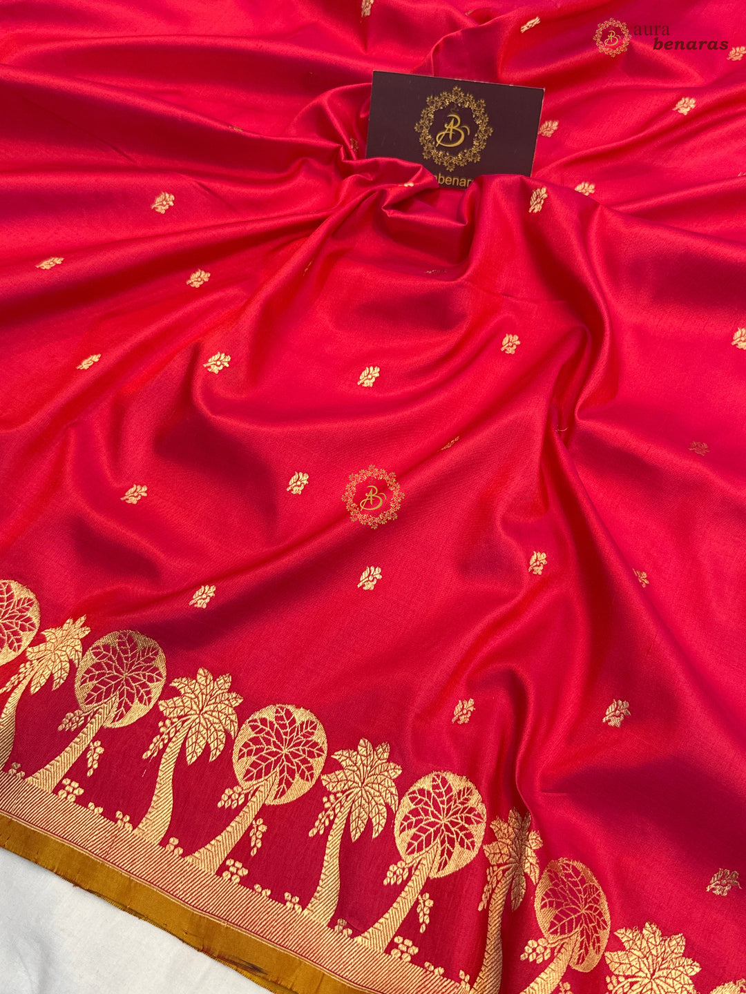 Pink Pure Katan Silk Handloom Banarasi Saree