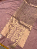 Old Rose Pure Banarasi Handloom Katan Silk Saree