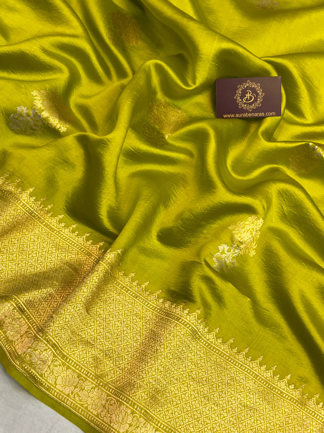 Buy Pure Silk Banarasi Saree – Kadhwa Sona Rupa & Zari Border