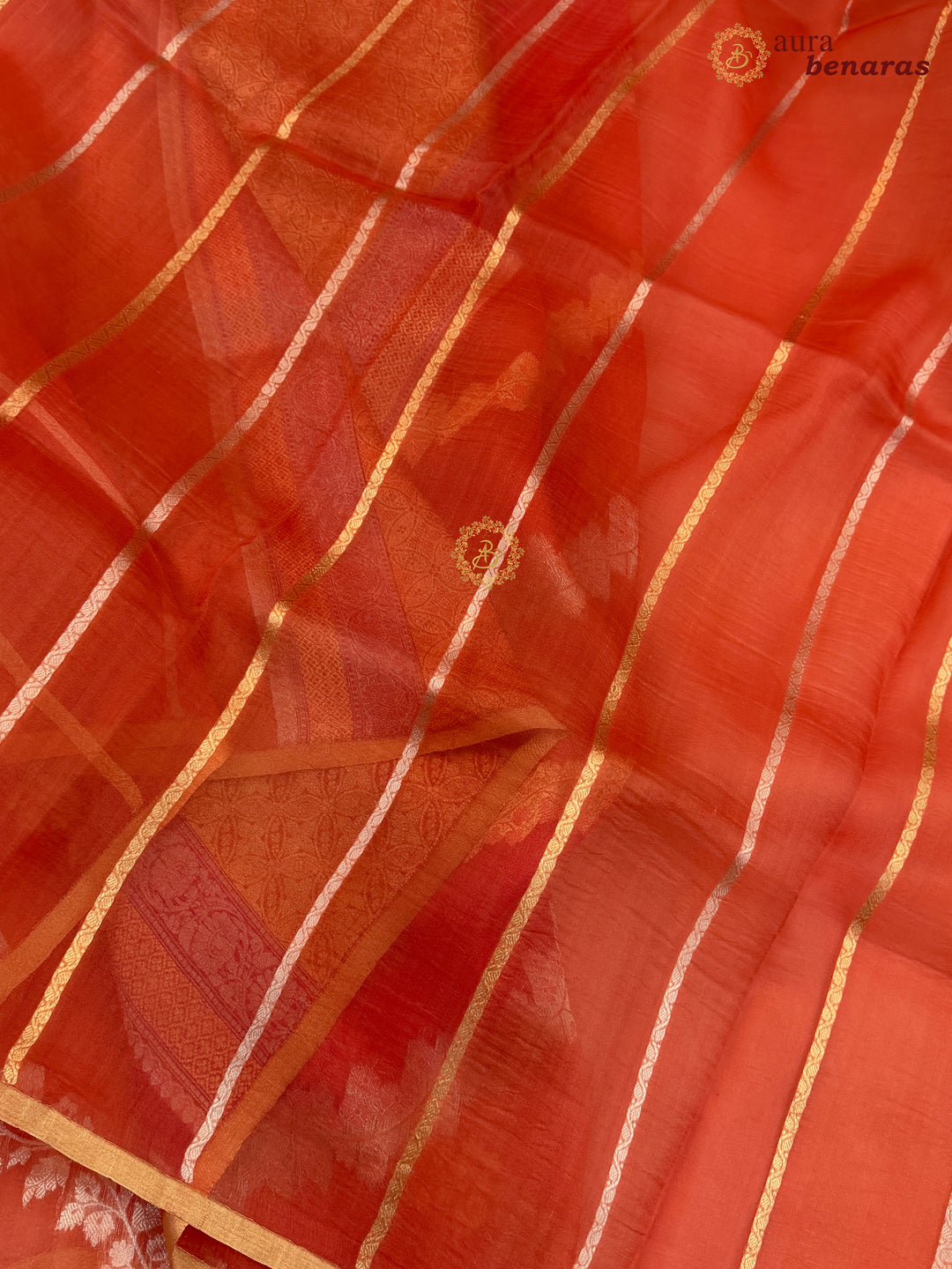 Pink Rangkaat Banarasi Handloom Kora Silk Saree 