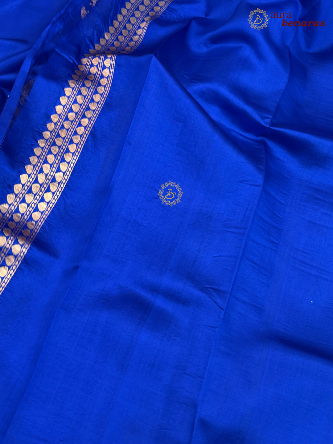 Royal Blue Banarasi Silk Saree with Kadhwa Butas