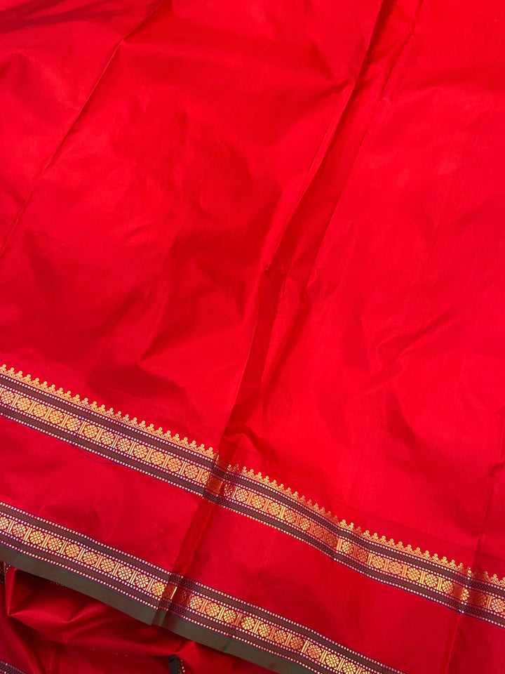 White Pure Banarasi Handloom Katan Silk Saree