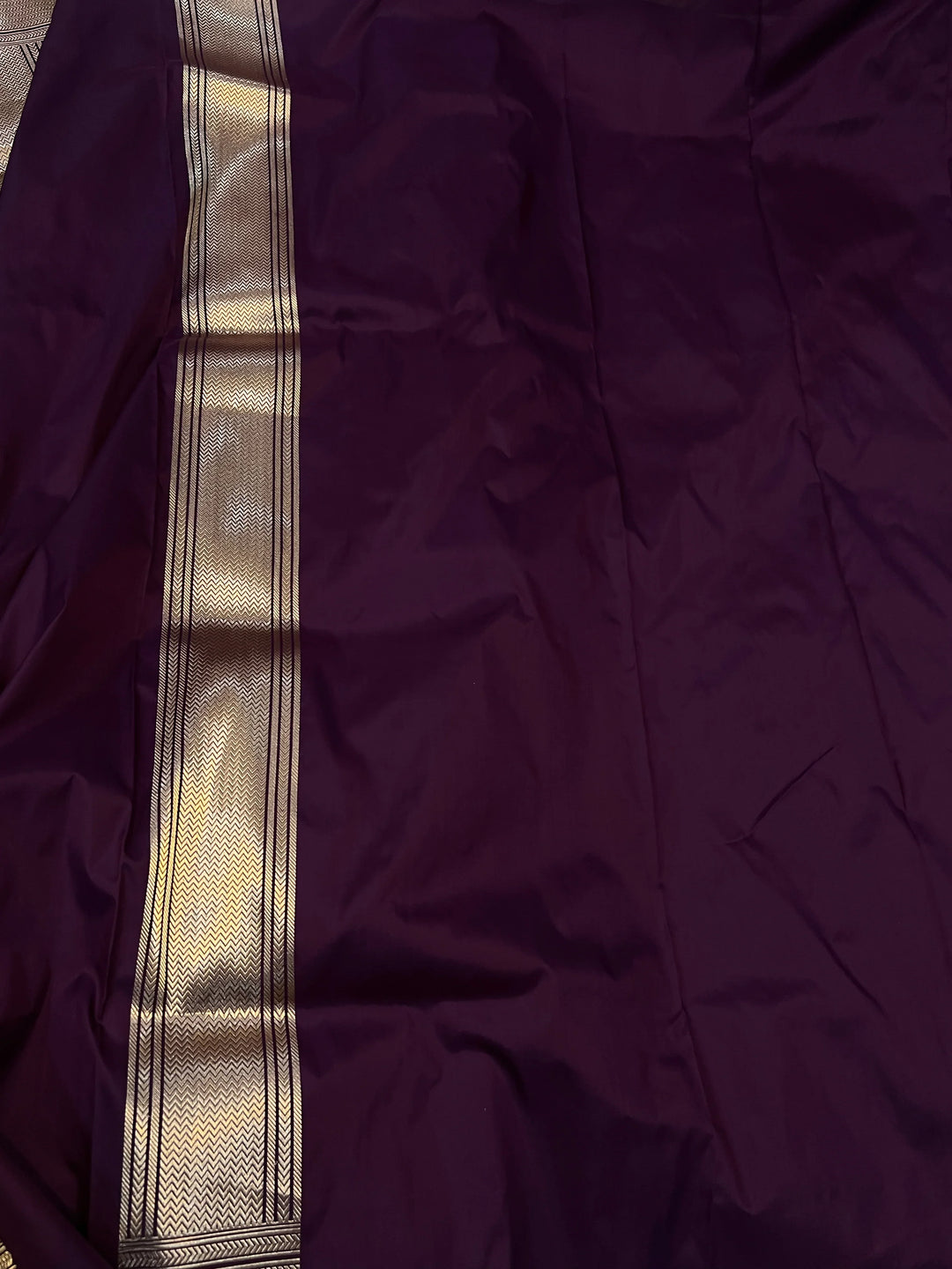Wine Pure Banarasi Handloom Katan Silk Saree