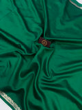 Bottle Green Pure Banarasi Handloom Silk Saree - Aura Benaras