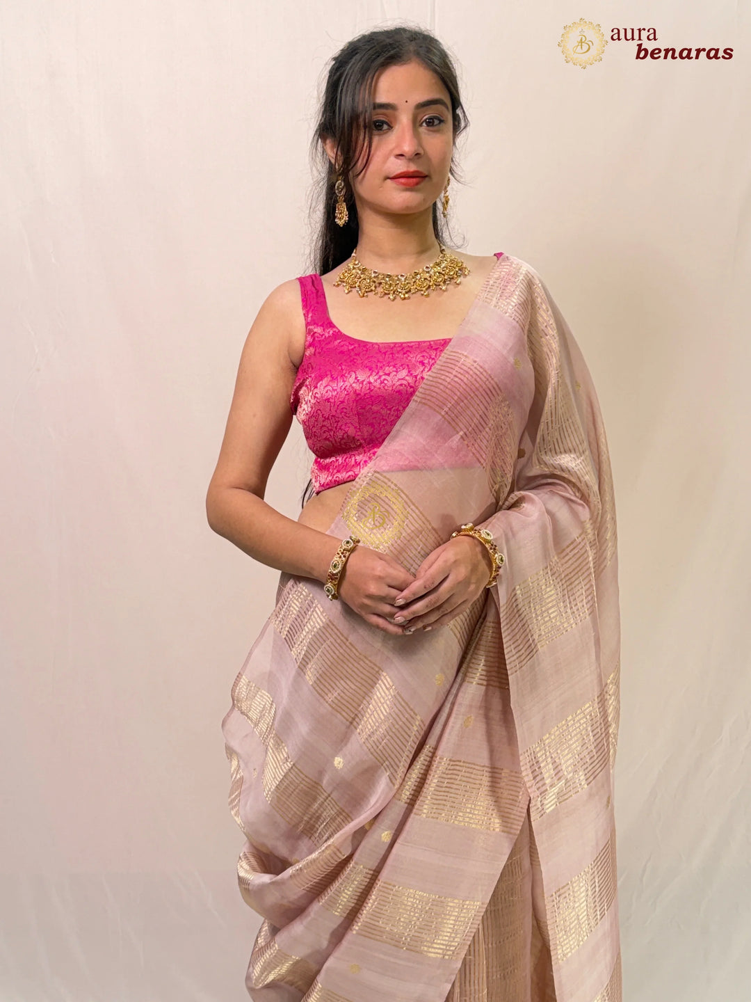 Designer Banarasi Saree Kora Silk Kadhwa Weave