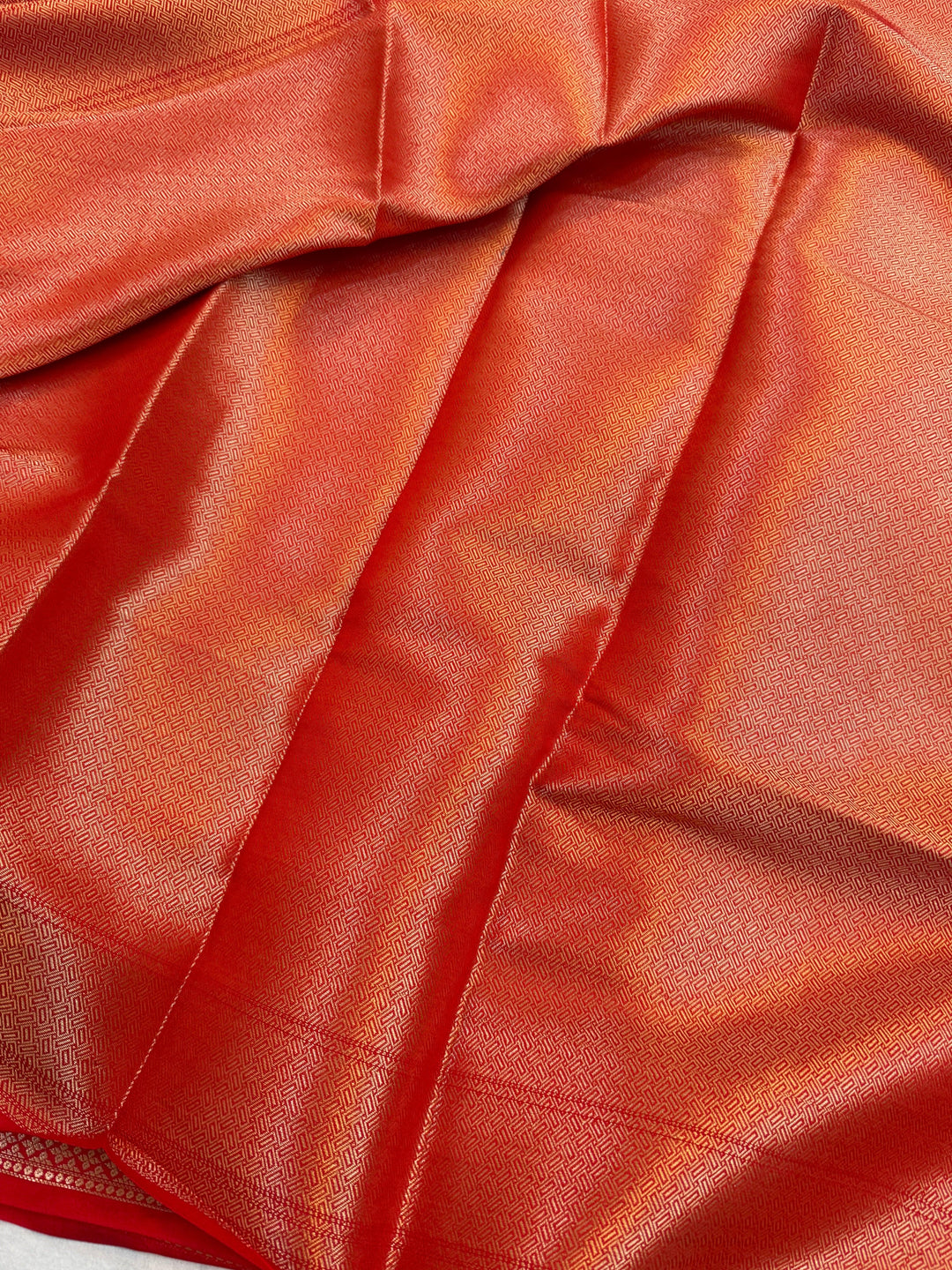 Red Pure Chiniya Silk Handloom Banarasi Saree