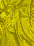 Neon Green Pure Banarasi Handloom Silk Saree