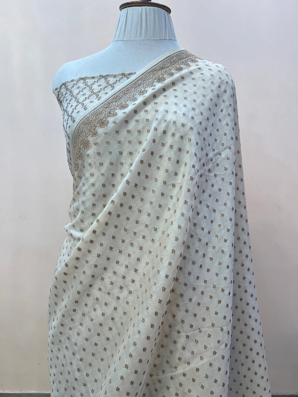 Red Pure Kora Silk Handloom Banarasi Saree