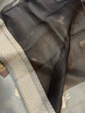 Pastel Grey Banarasi Handloom Kora Silk Saree - Aura Benaras