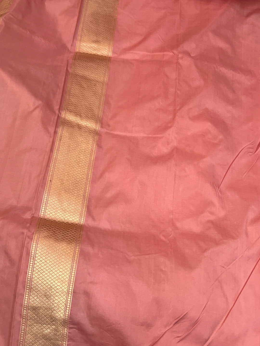 Katan Silk Banarasi Saree Kadhwa Meenakari Border