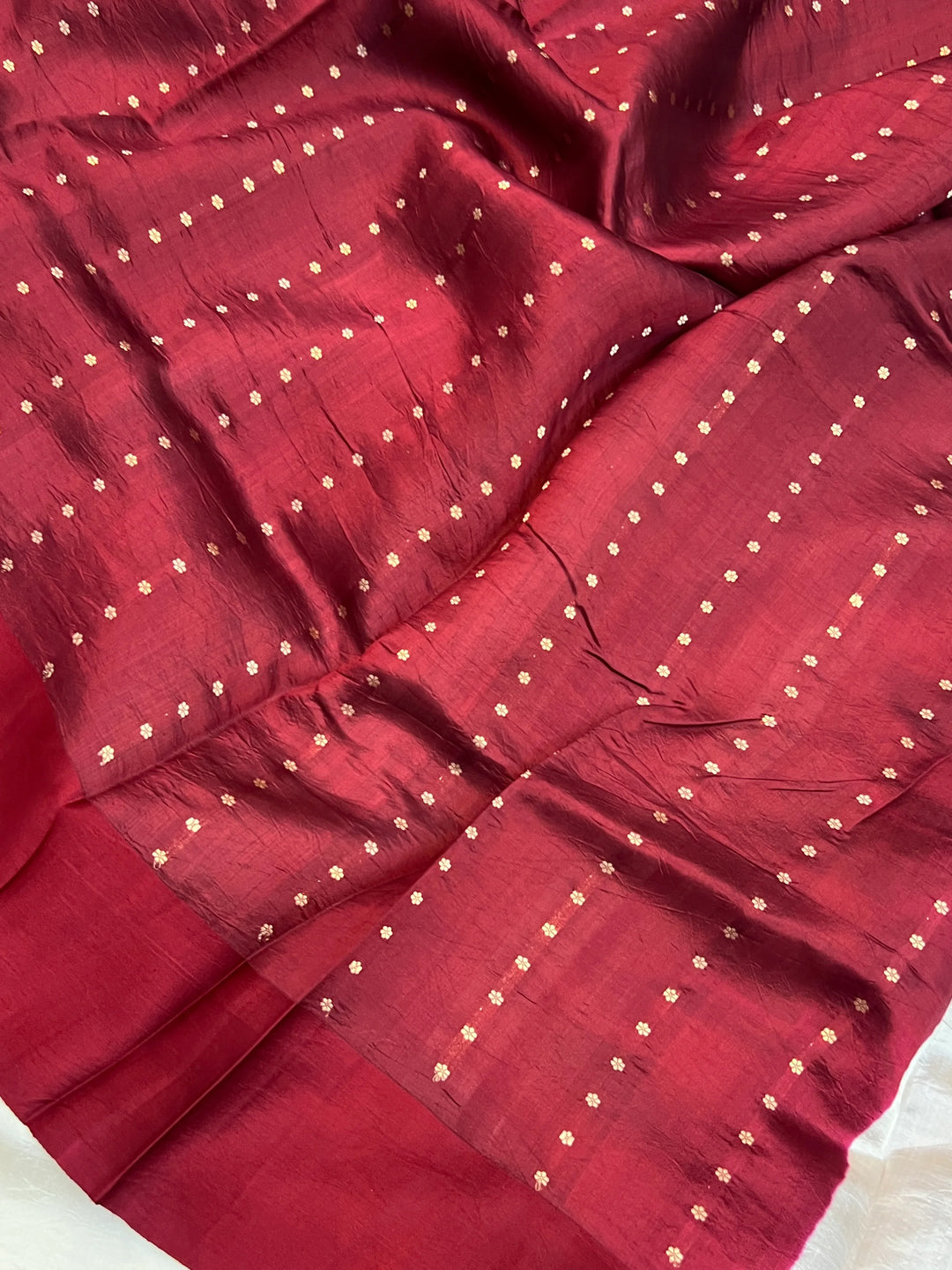 Off white Pure Silk Handloom Banarasi Saree