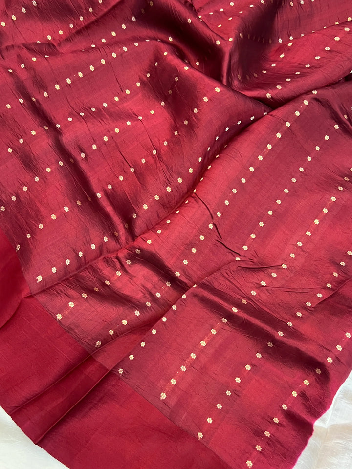 Off white Pure Silk Handloom Banarasi Saree