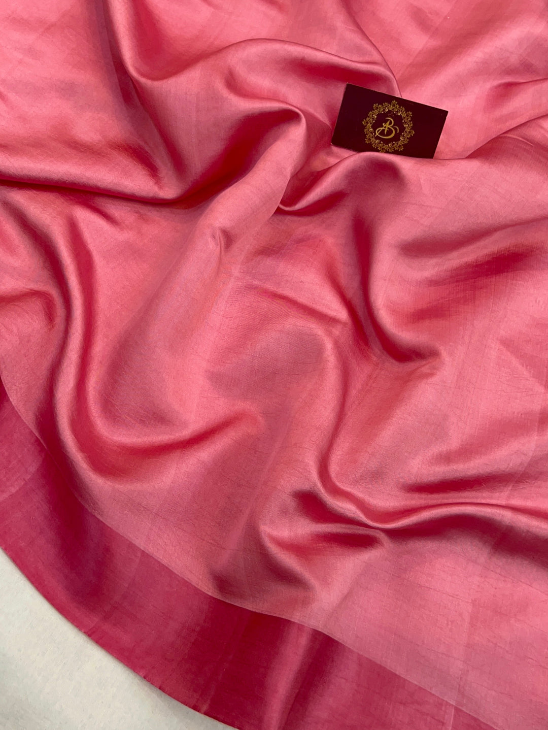Onion Pink Pure Silk Handloom Banarasi Saree