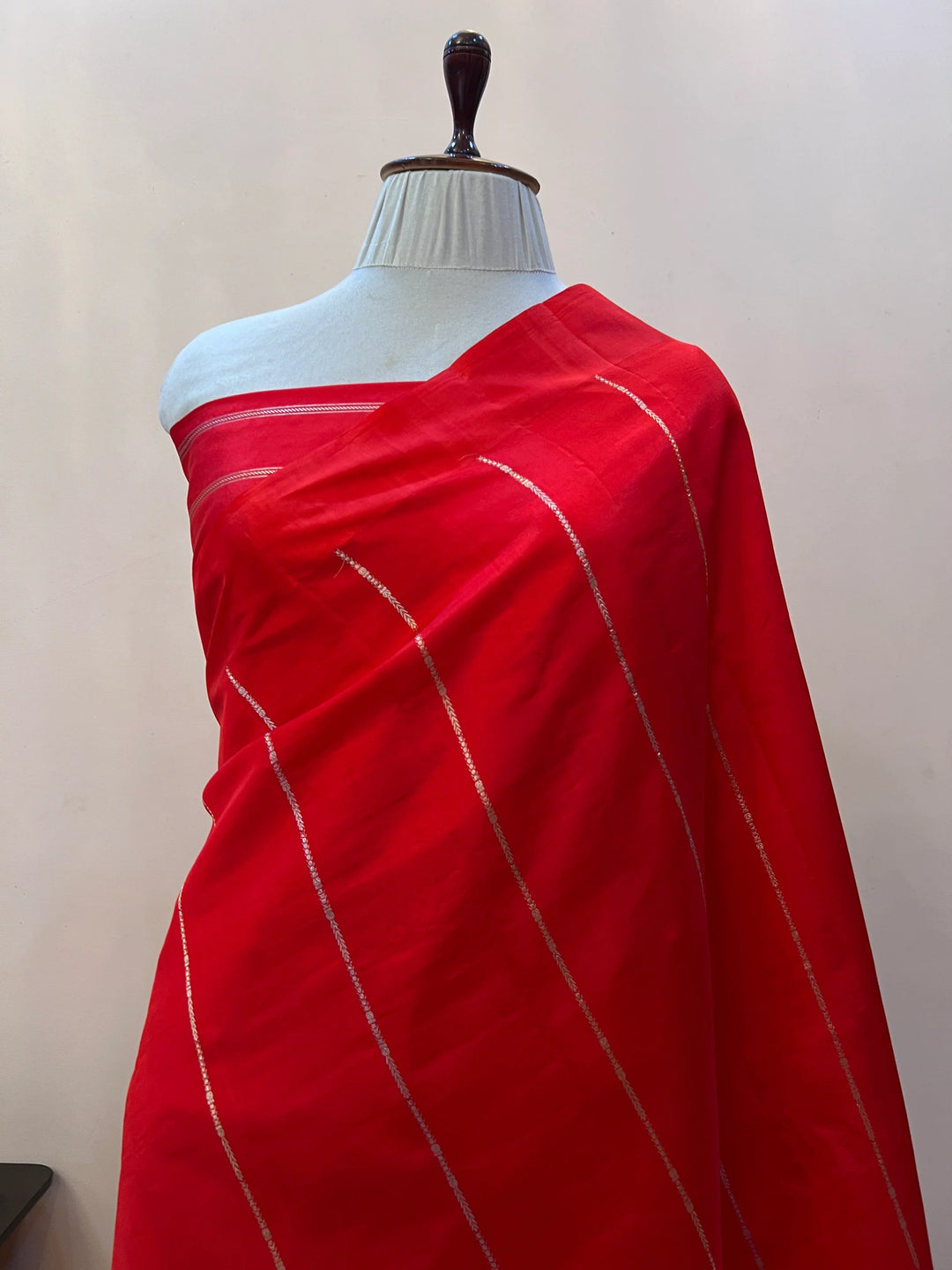 Red Pure Silk Handloom Banarasi Saree