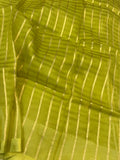 Neyon Greenr Pure Banarasi Handloom Silk Saree - Aura Benaras