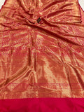 Rani Pink Banarasi Handloom Katan Silk Saree - Aura Benaras