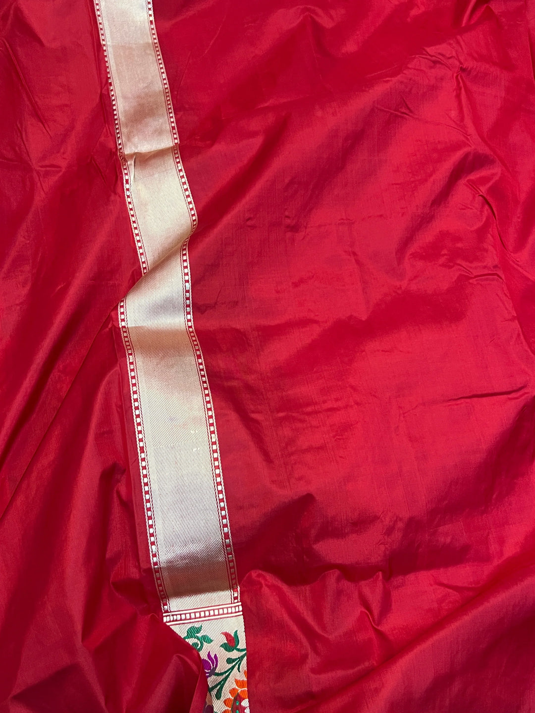 Red Pure Banarasi Handloom Katan Silk Saree