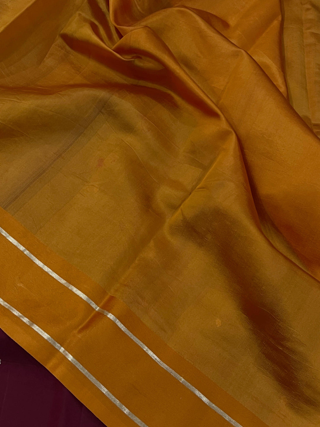 Maroon Pure Banarasi Handloom Silk Saree - Aura Benaras