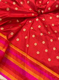 Pastel Pink Banarasi Handloom Katan Tissue Silk Saree - Aura Benaras