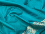 Rama Green Pure Banarasi Handloom Katan Silk Saree - Aura Benaras