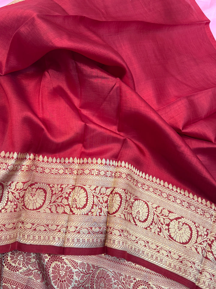 Baby pink Pure Banarasi Handloom Silk Saree