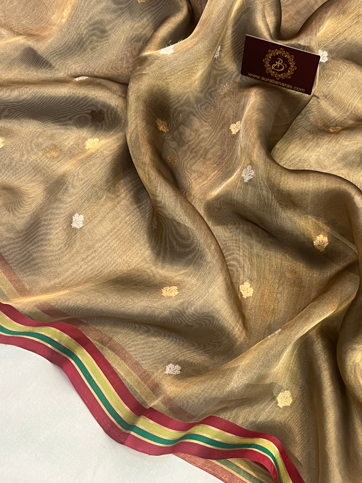 Black Pure Tissue Silk Handloom Banarasi Saree