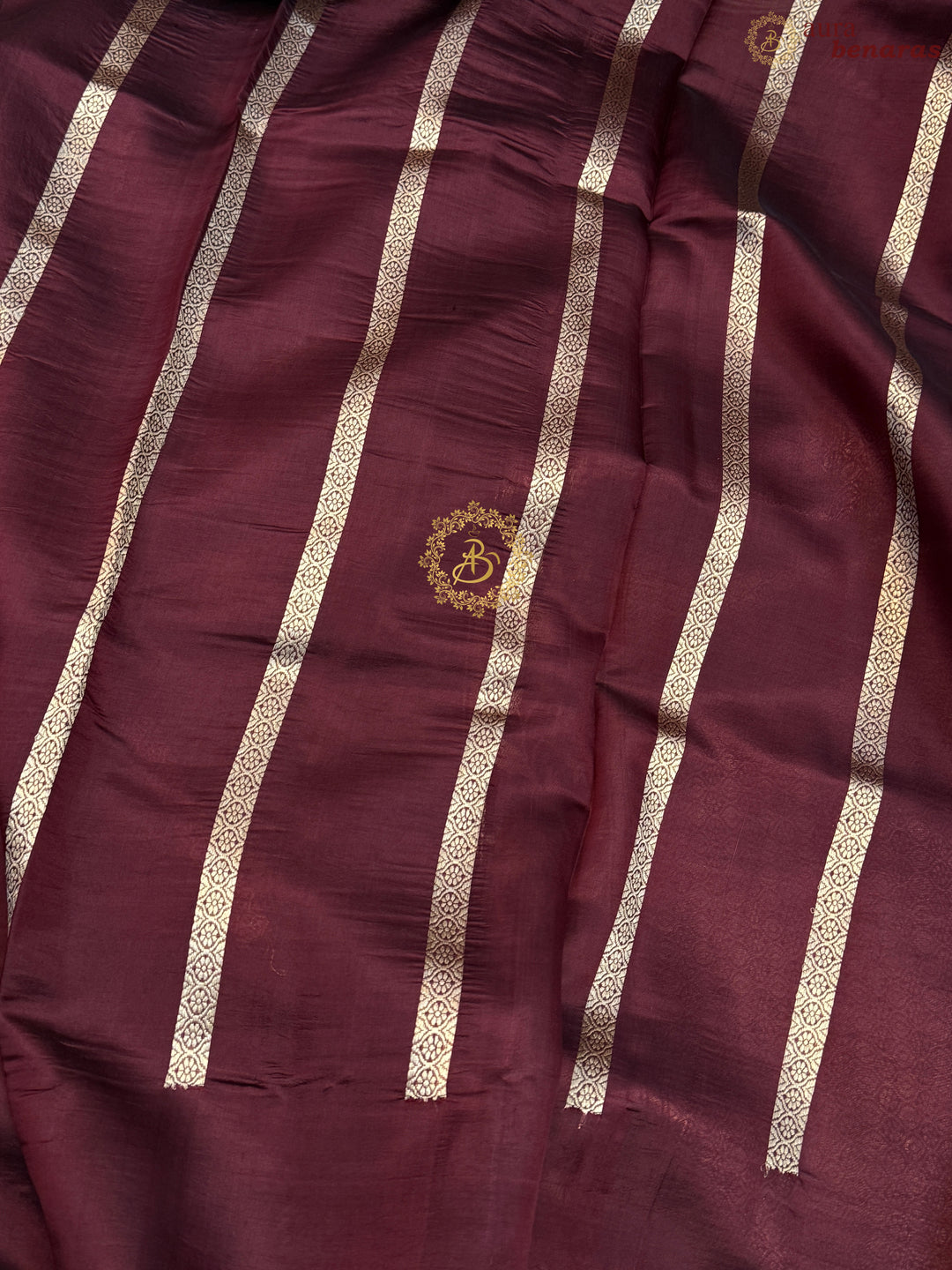 Maroon Pure Silk Handloom Banarasi Saree