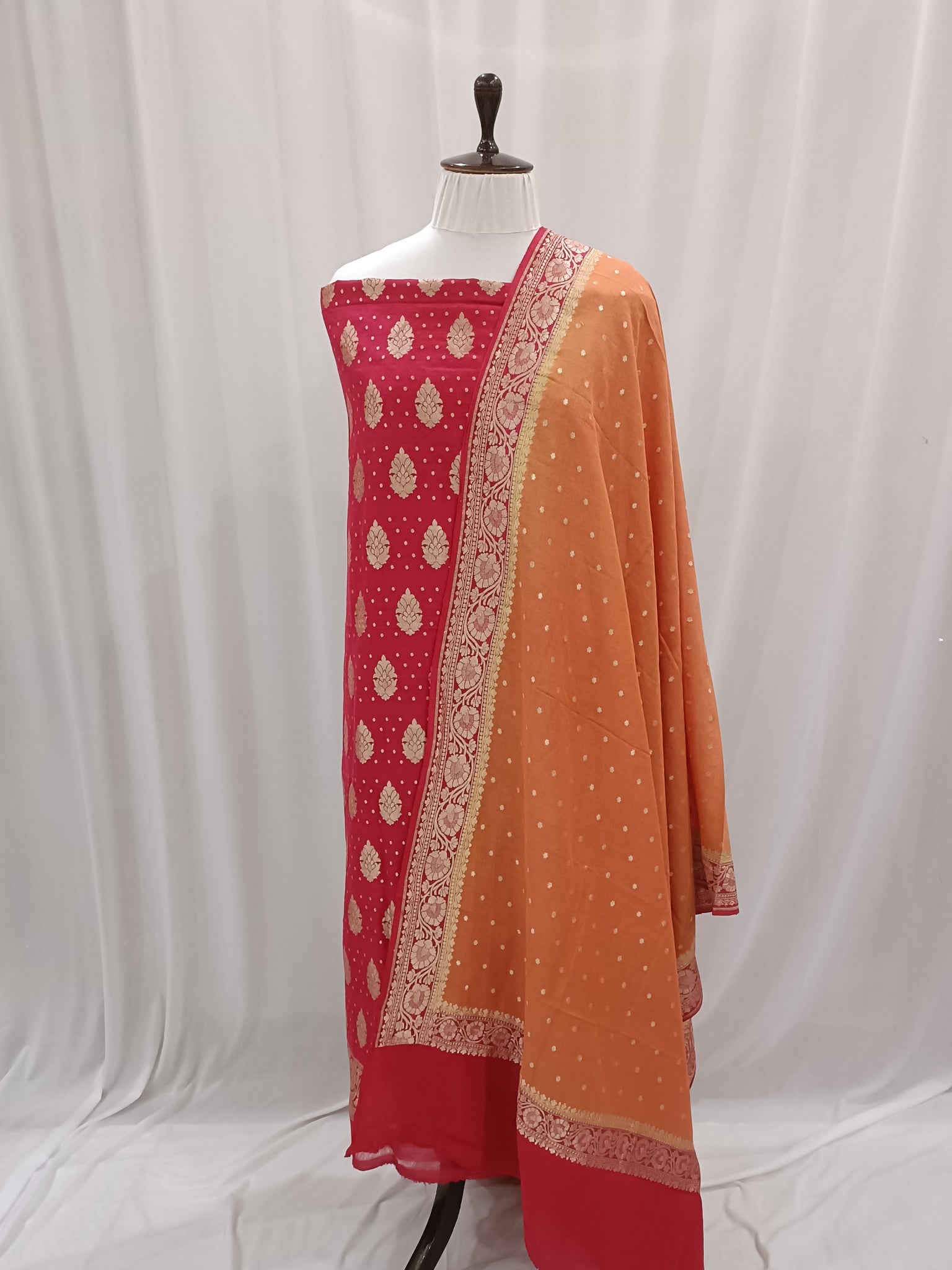 Buy Banarasi Silk Salwar Kameez Online at Indian Cloth Store