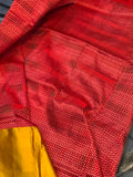 Grey-Black Kadwa Handloom Pure Katan Silk Saree - Aura Benaras