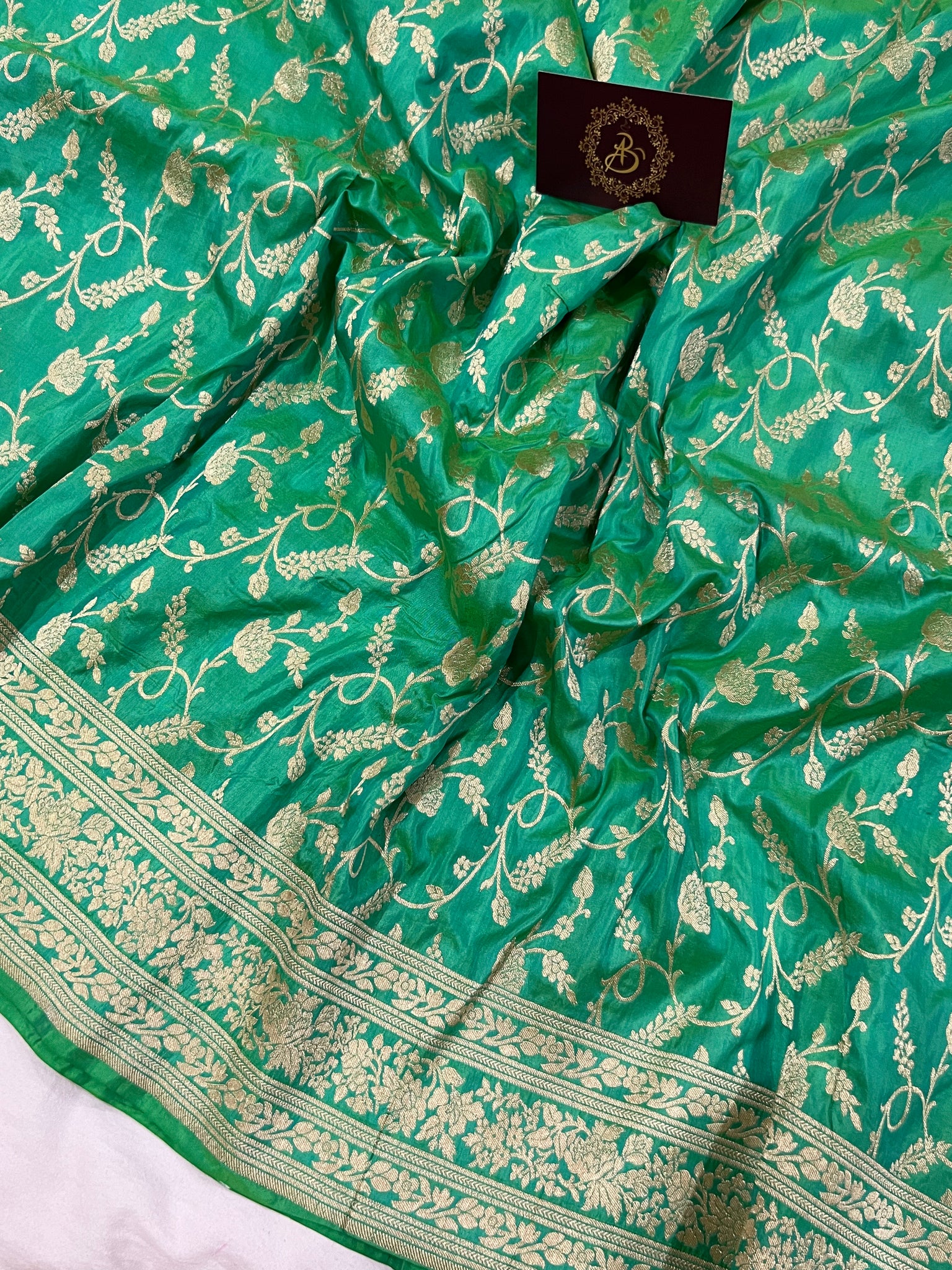 Pastel Green Color Pure Katan Silk Handwoven Banarasi Saree – Banarasi  Shagun