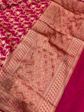 Rani Pure Banarasi Handloom Katan Silk Saree - Aura Benaras